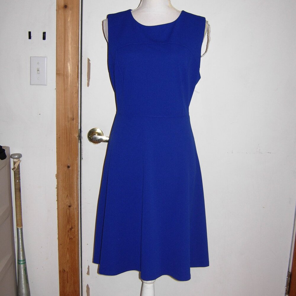 Tommy Hilfiger Blue Belted Dress 14